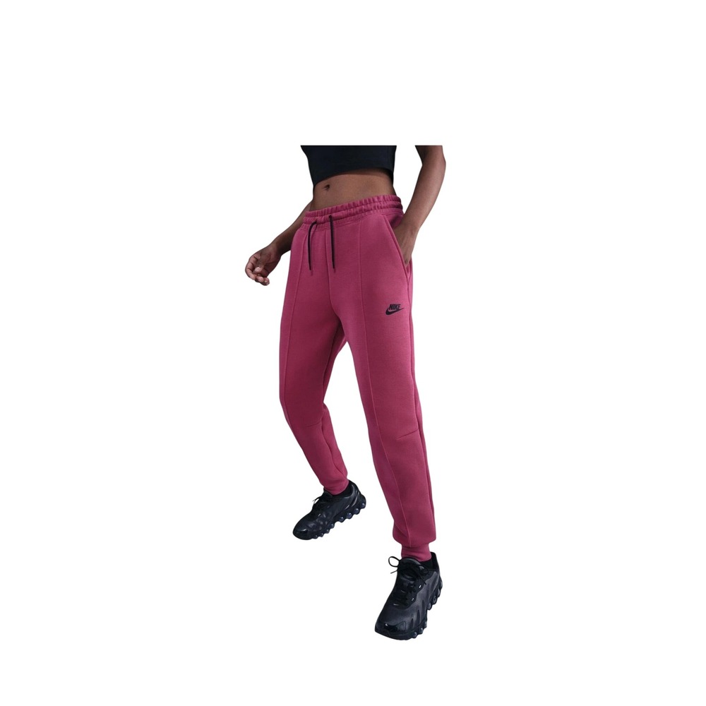 Nike Tech Fleece High Waisted‎ Joggers Womens XS Fireberry Pink FB8330-634 NWT